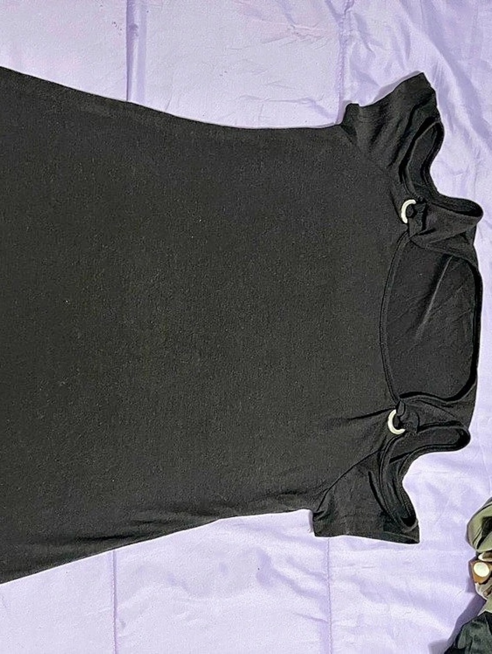 SHEIN Black Mini Dress Size Small Like New